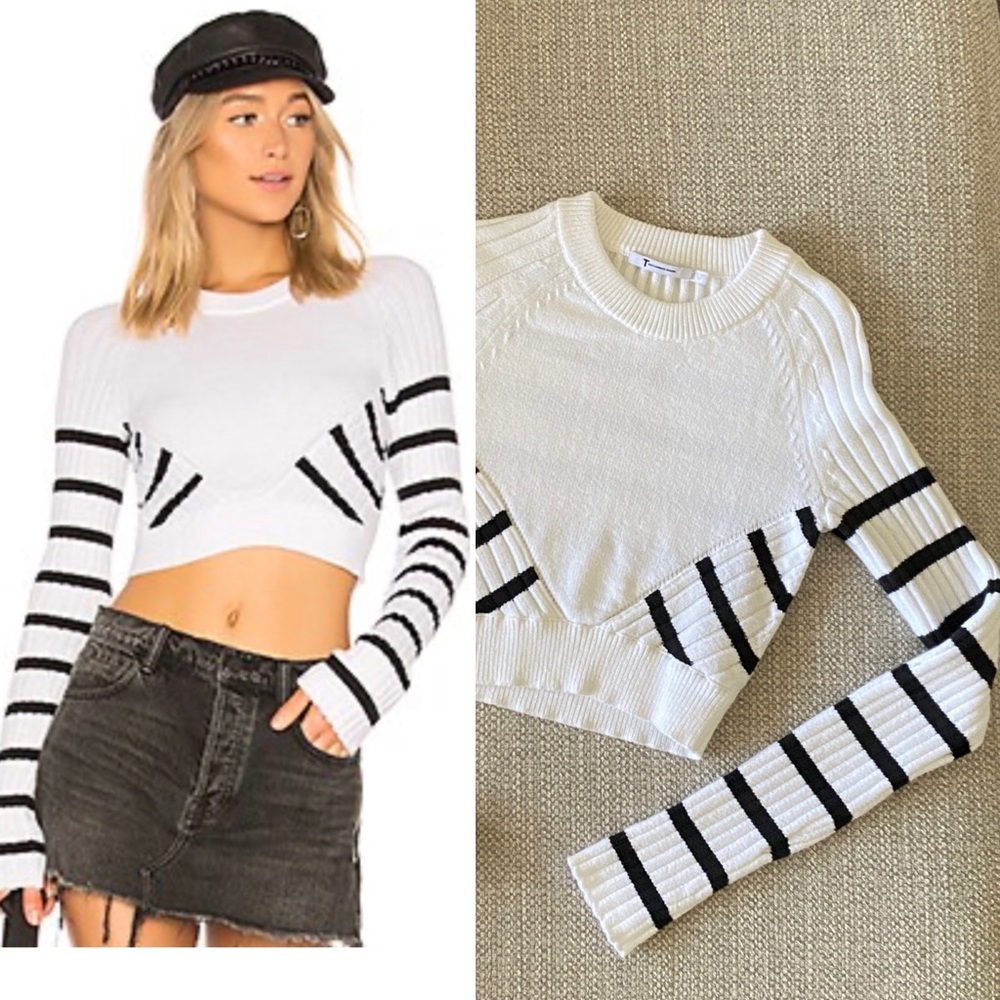 Alexander Wang Multi Direction Stripe Sweater Siz… - image 4